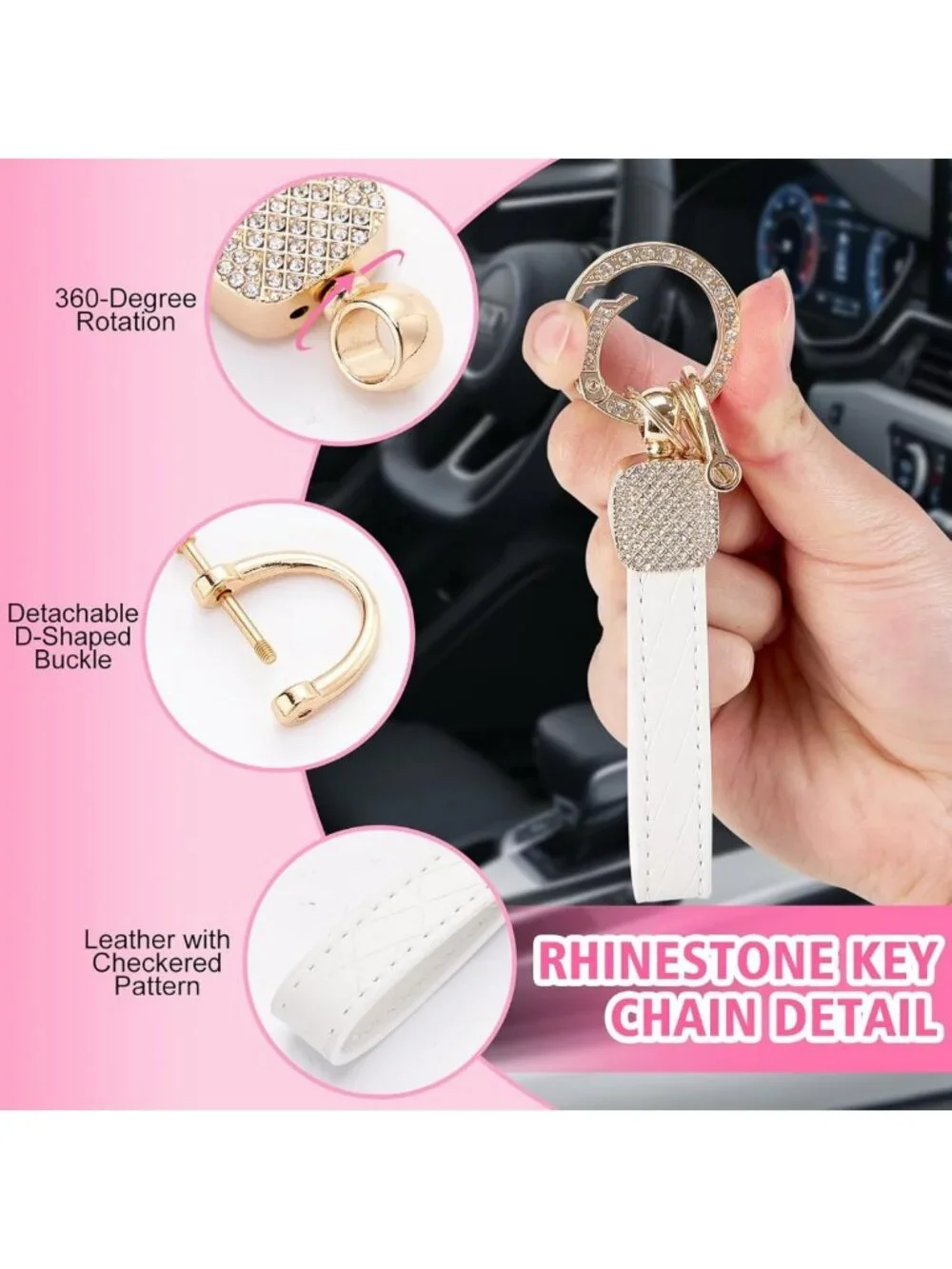 Stylish Diamond Edge TPU Key Fob Cover for Chevy Spark, Equinox, Traverse & Trax